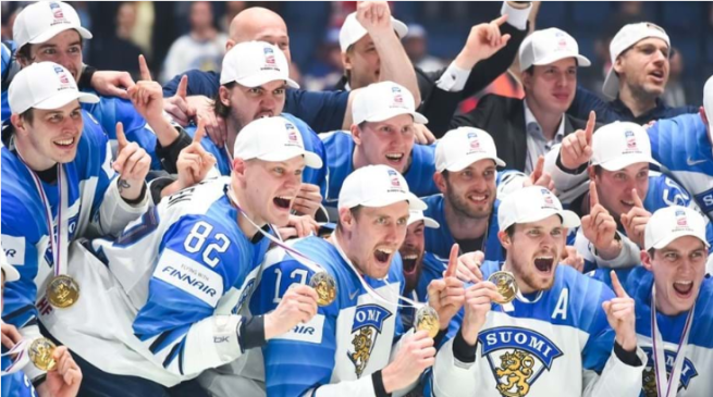 Finnish ice hockey team wins
