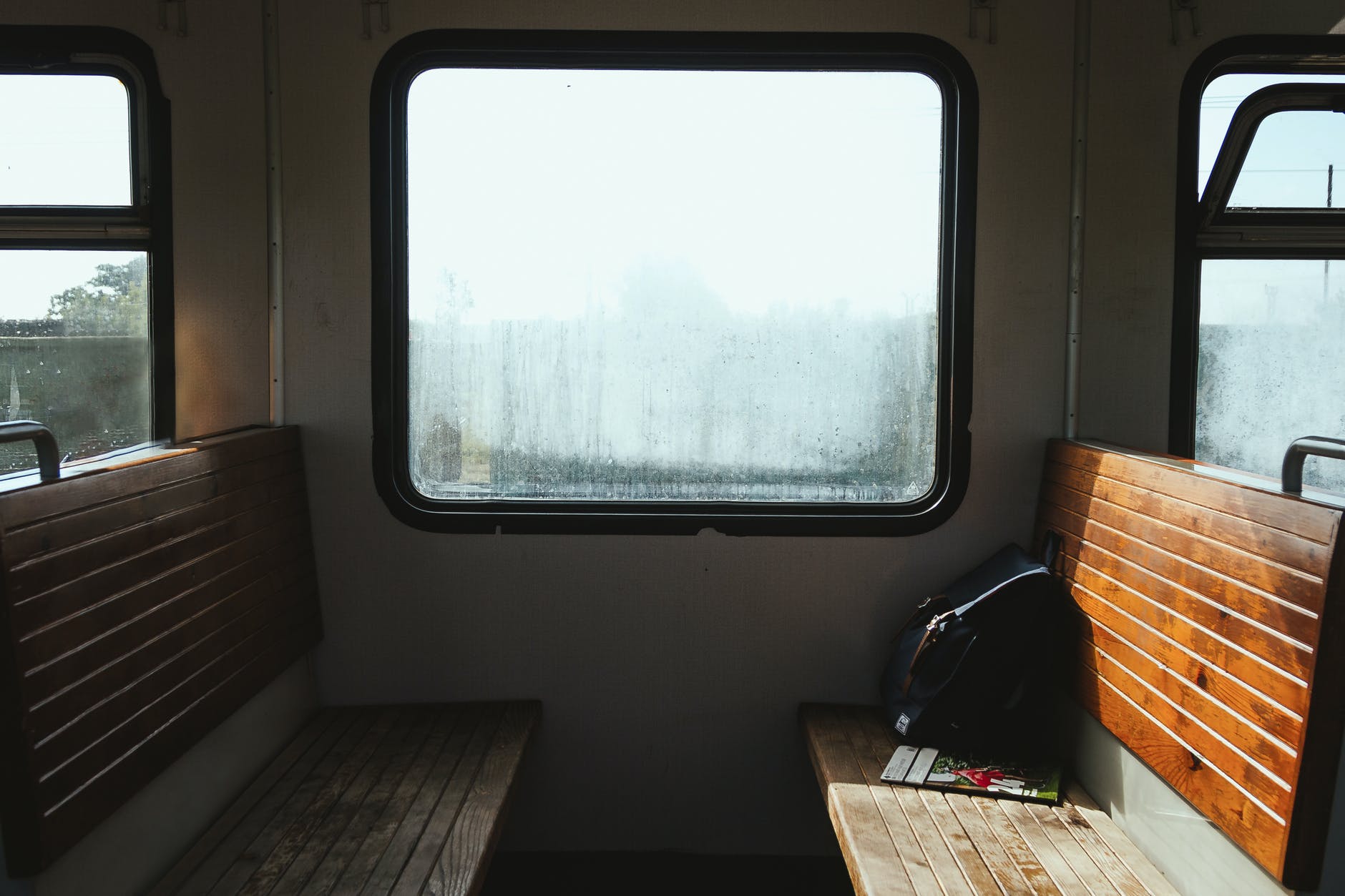 inside a train