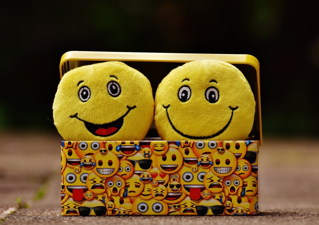 two soft smilies in a smilie box
